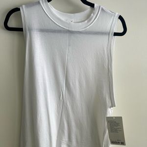 Lululemon sz4 all yours tank. White. NWT